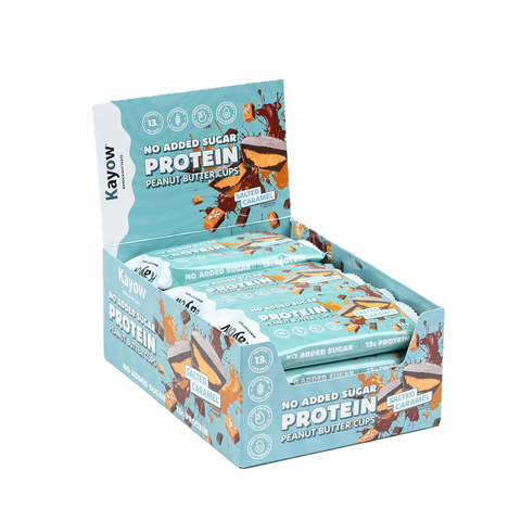 Kayow No Added Sugar Protein Peanut Butter Cups 12x44g