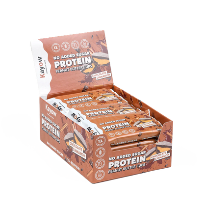 Kayow No Added Sugar Protein Peanut Butter Cups 12x44g