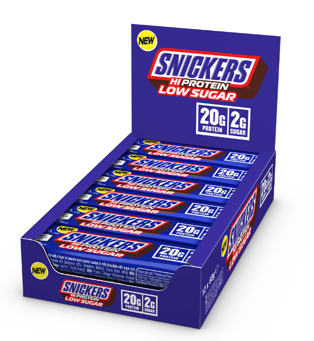 Snickers HiProtein Low Sugar Protein Bar 12x57g