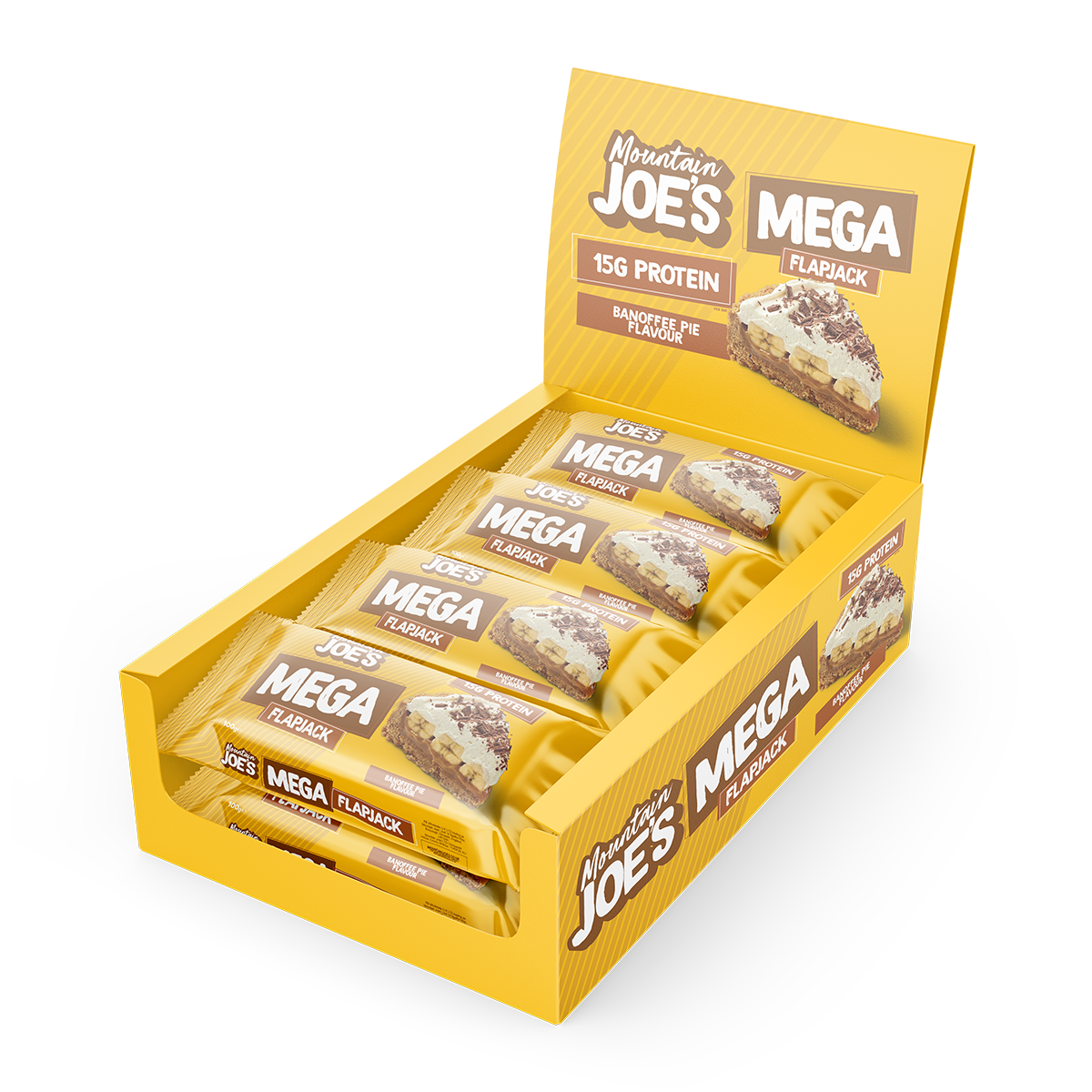 Mountain Joes MEGA Flapjacks 12x100g