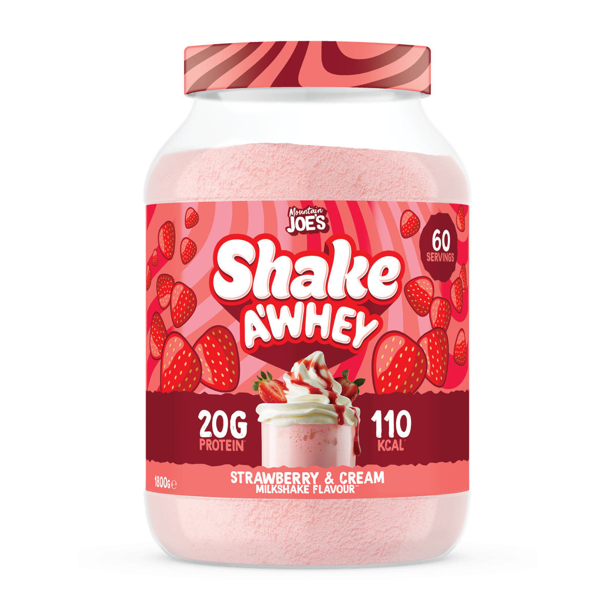 Mountain Joe's Shake A Whey 1.8kg