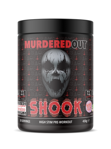 Murdered Out Shook Pre Workout 450g (Bubblescum)