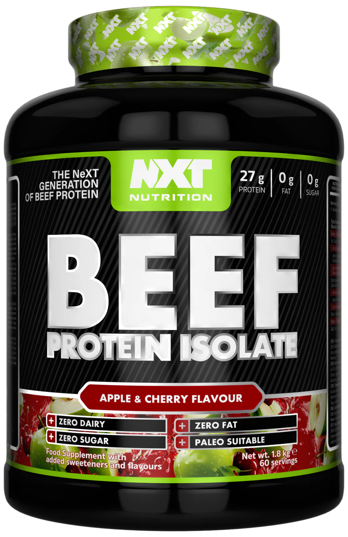 NXT Nutrition Beef Protein Isolate 1.8Kg