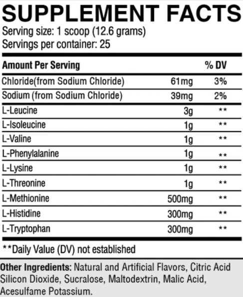 RAW Nutrition EAA 25 Serv