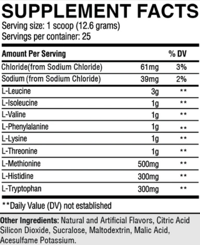 RAW Nutrition EAA 25 Serv