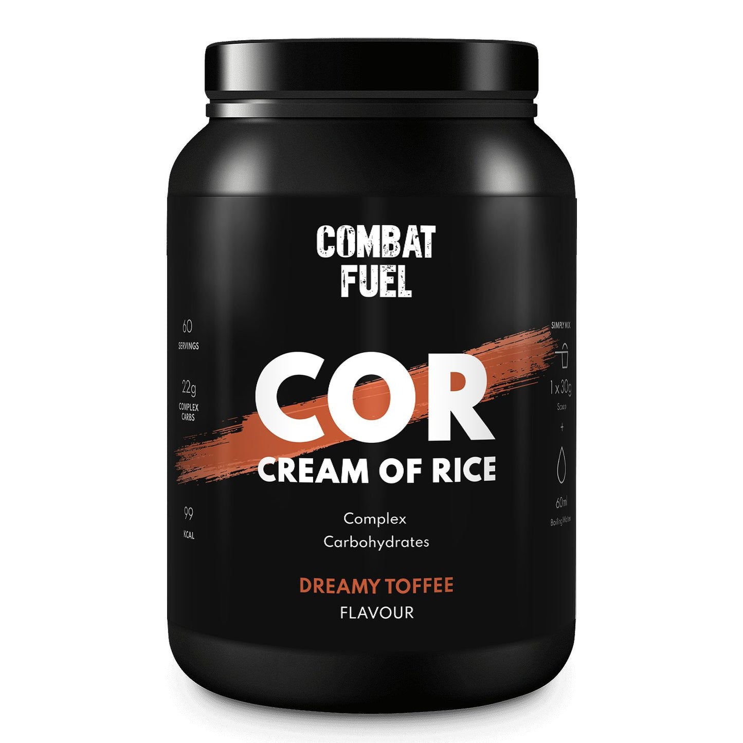Combat Fuel Cream Of Rice 1.8kg (Dreamy Toffee)
