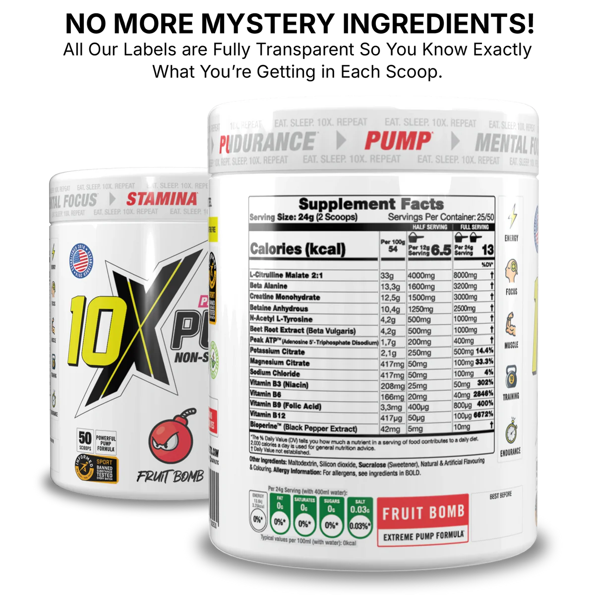 10X Pump 600g