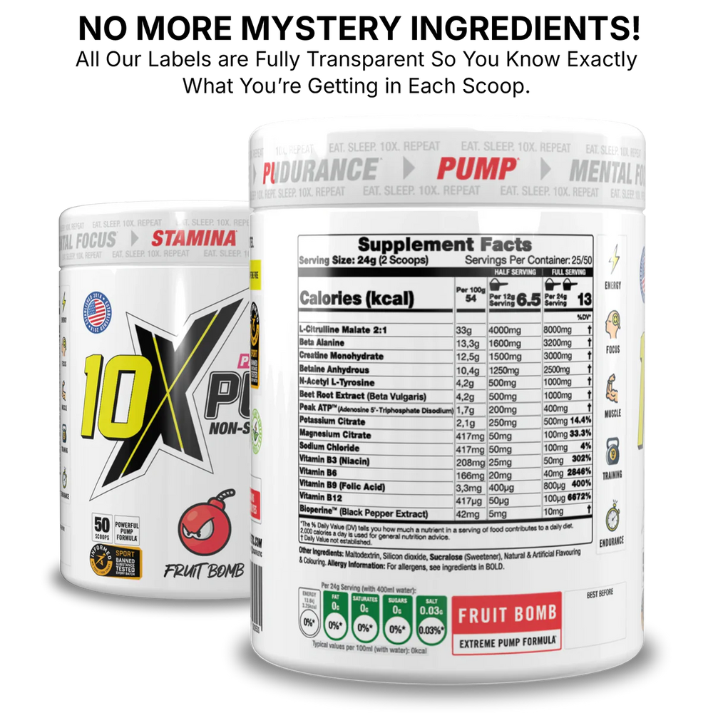 10X Pump 600g