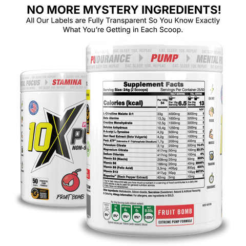 10X Pump 600g