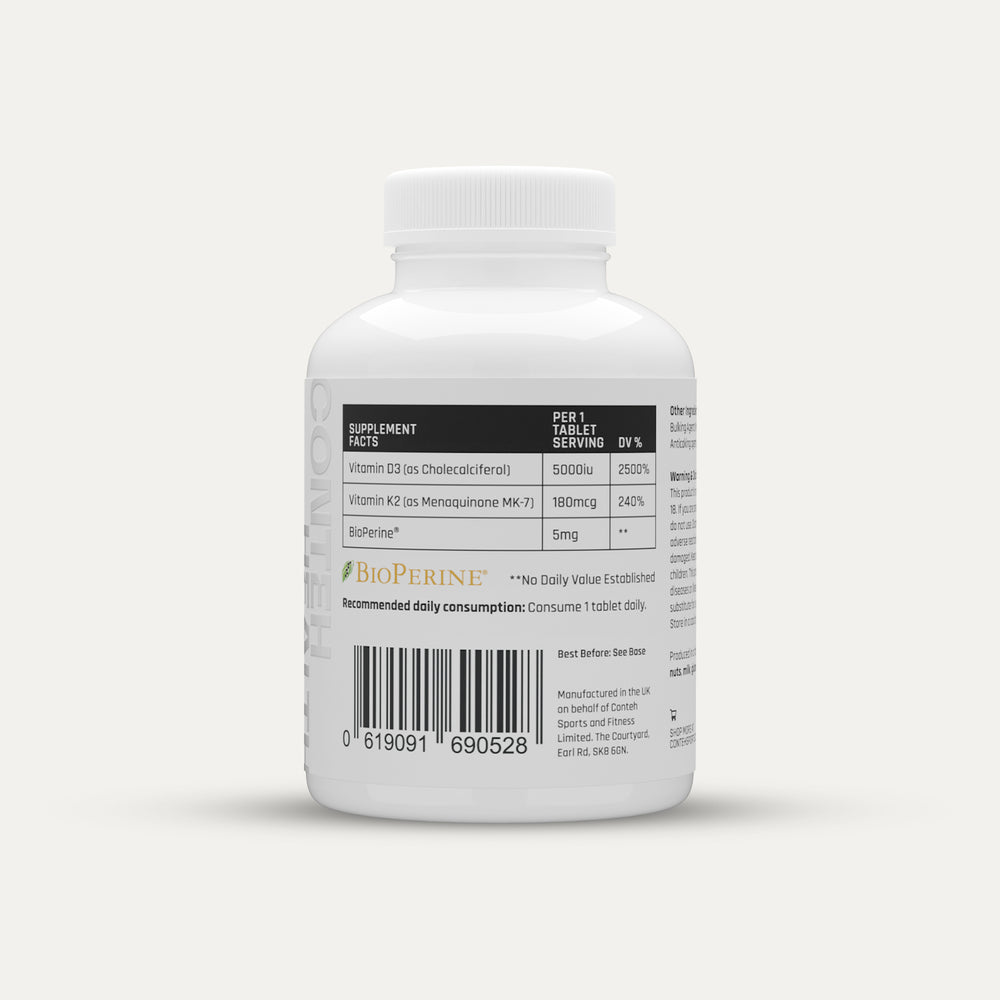 Conteh Sports Vitamin D3 & K2 120 Caps