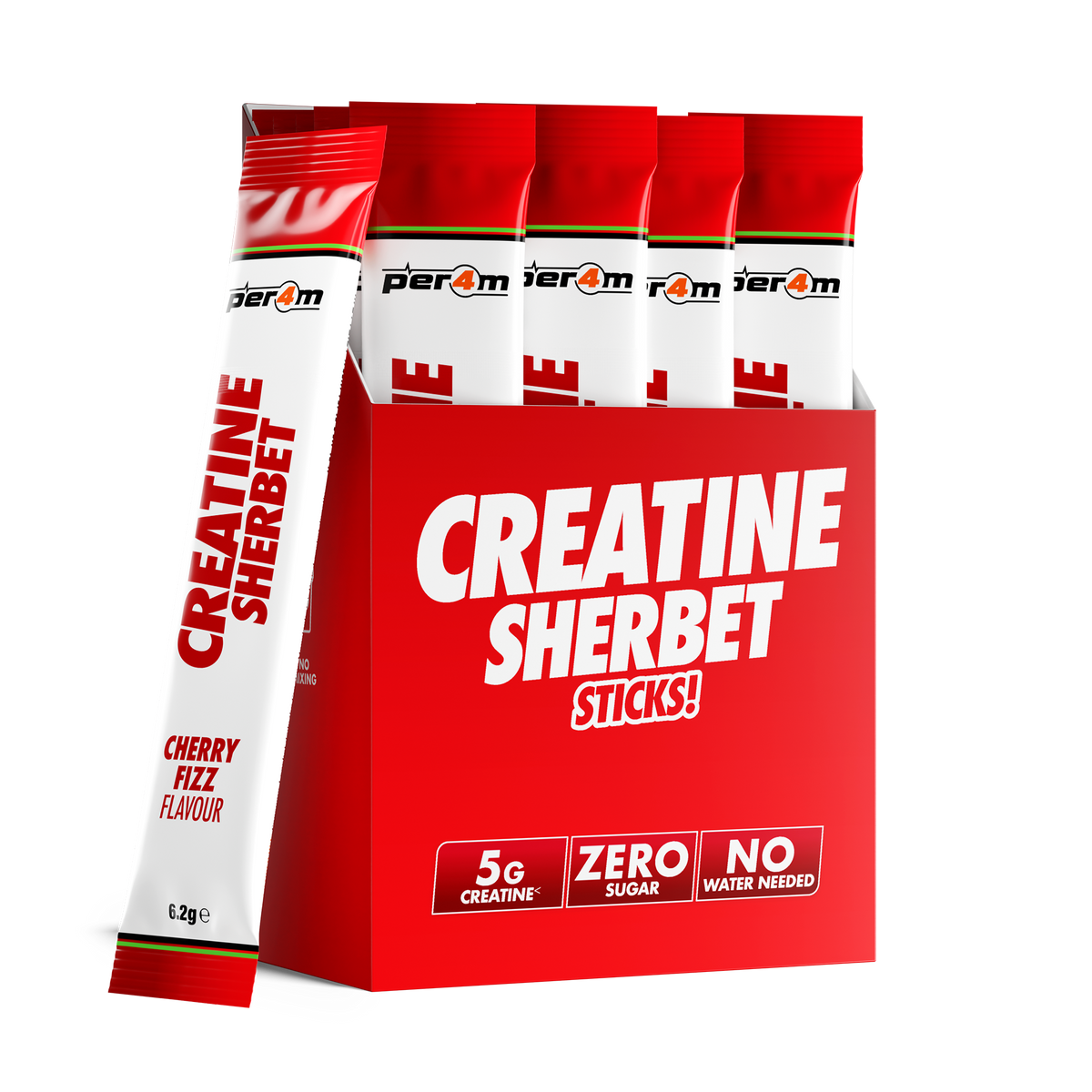 Per4m Creatine Sherbet Sticks 20x6.1g