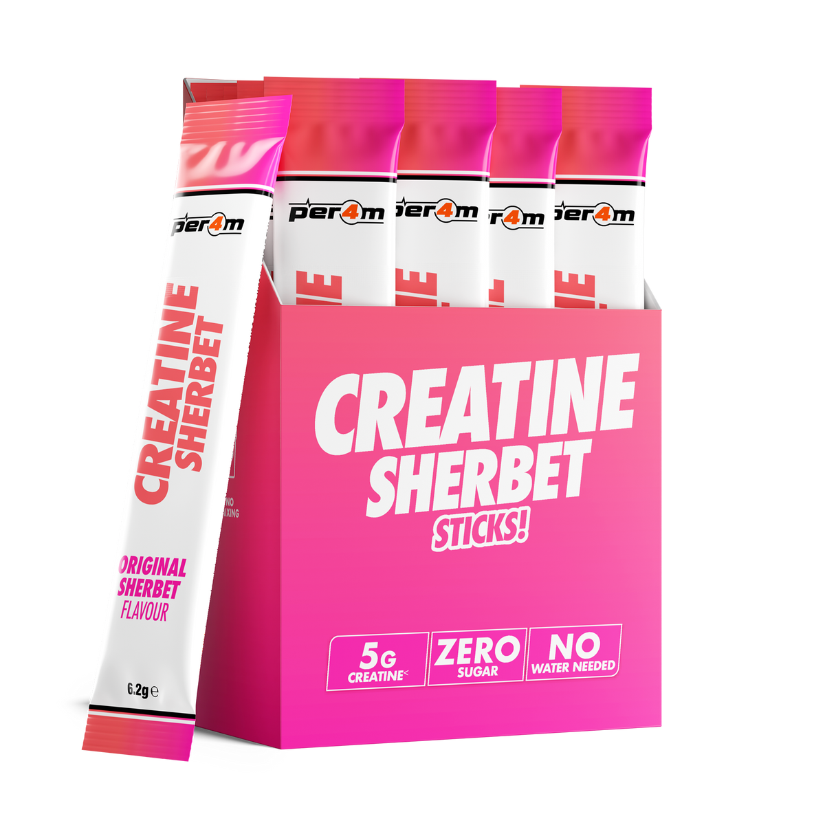 Per4m Creatine Sherbet Sticks 20x6.1g