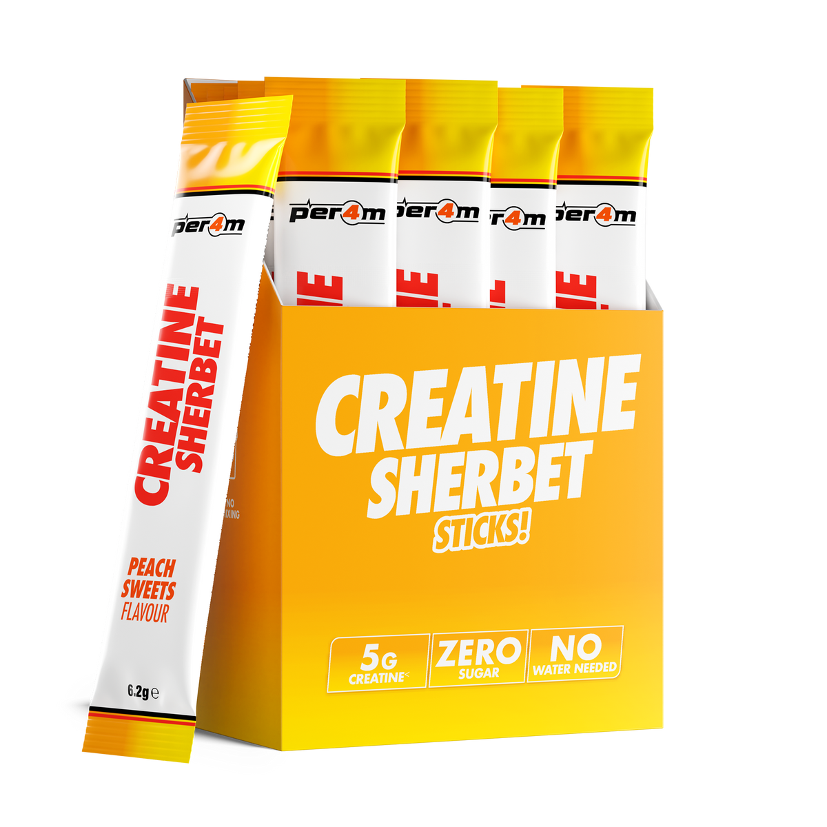 Per4m Creatine Sherbet Sticks 20x6.1g