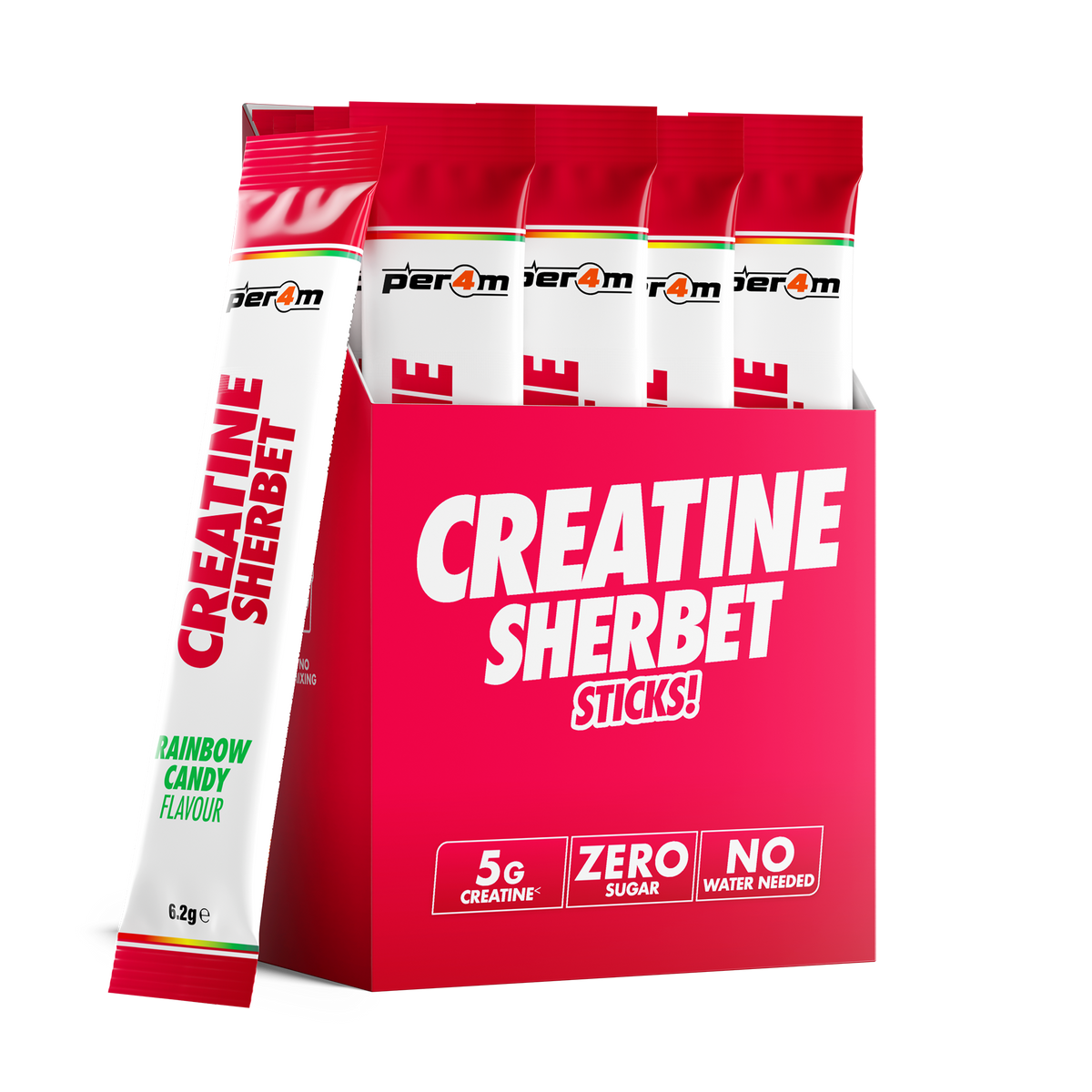 Per4m Creatine Sherbet Sticks 20x6.1g