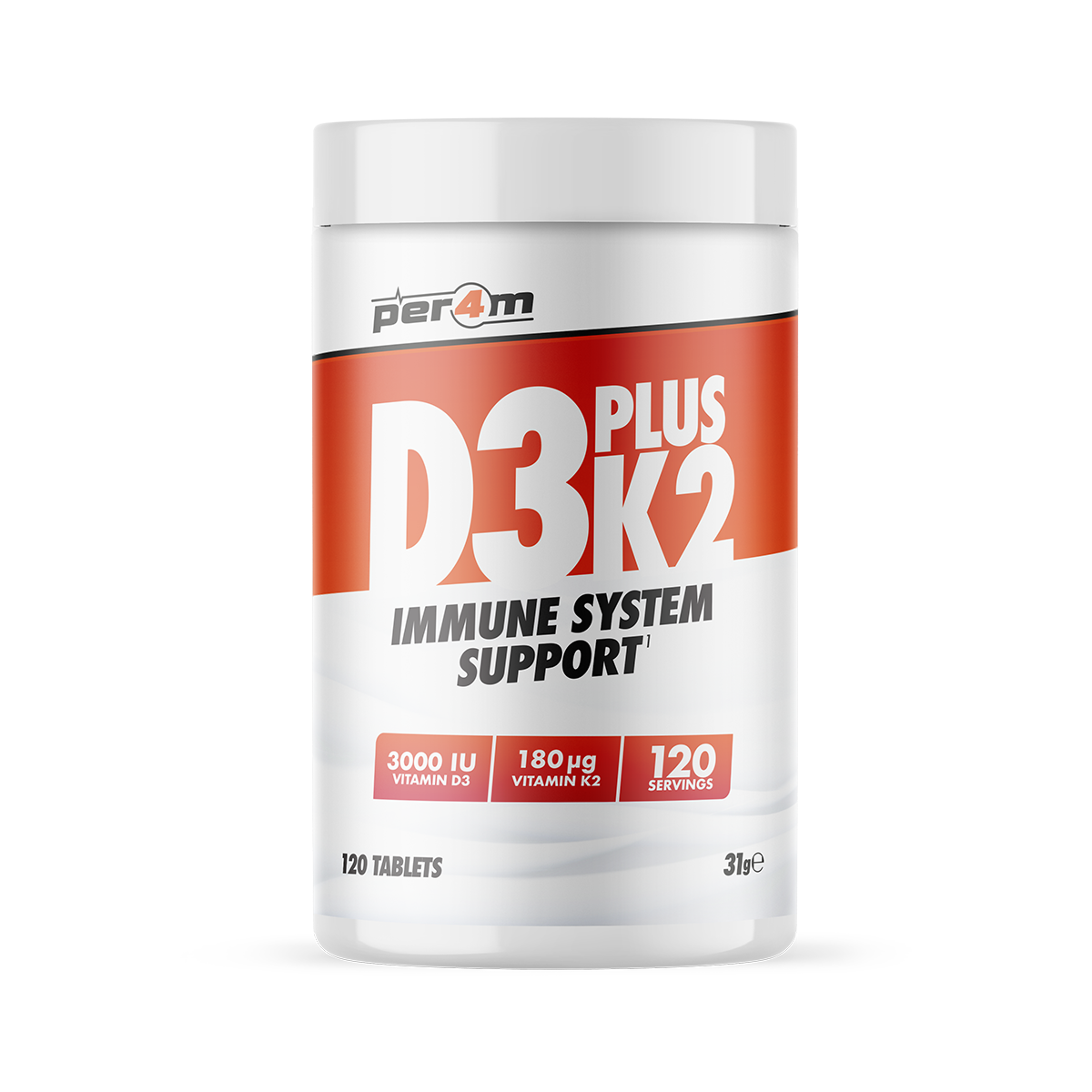 Per4m D3 Plus K2 120 Tablets