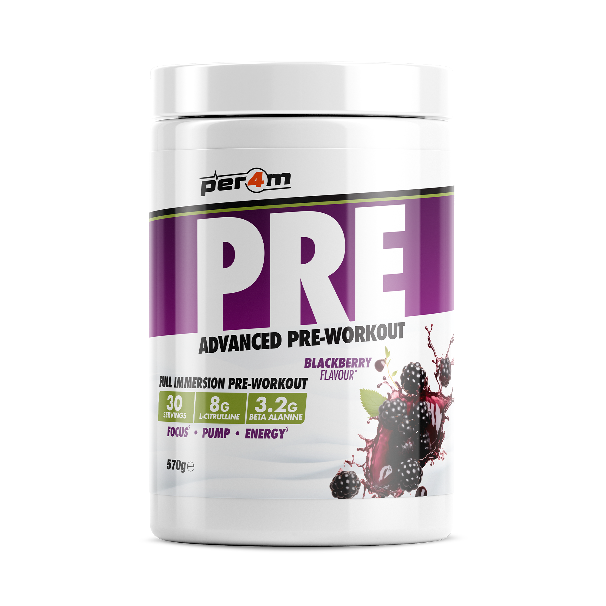 Per4m Pre Workout Stim 570g