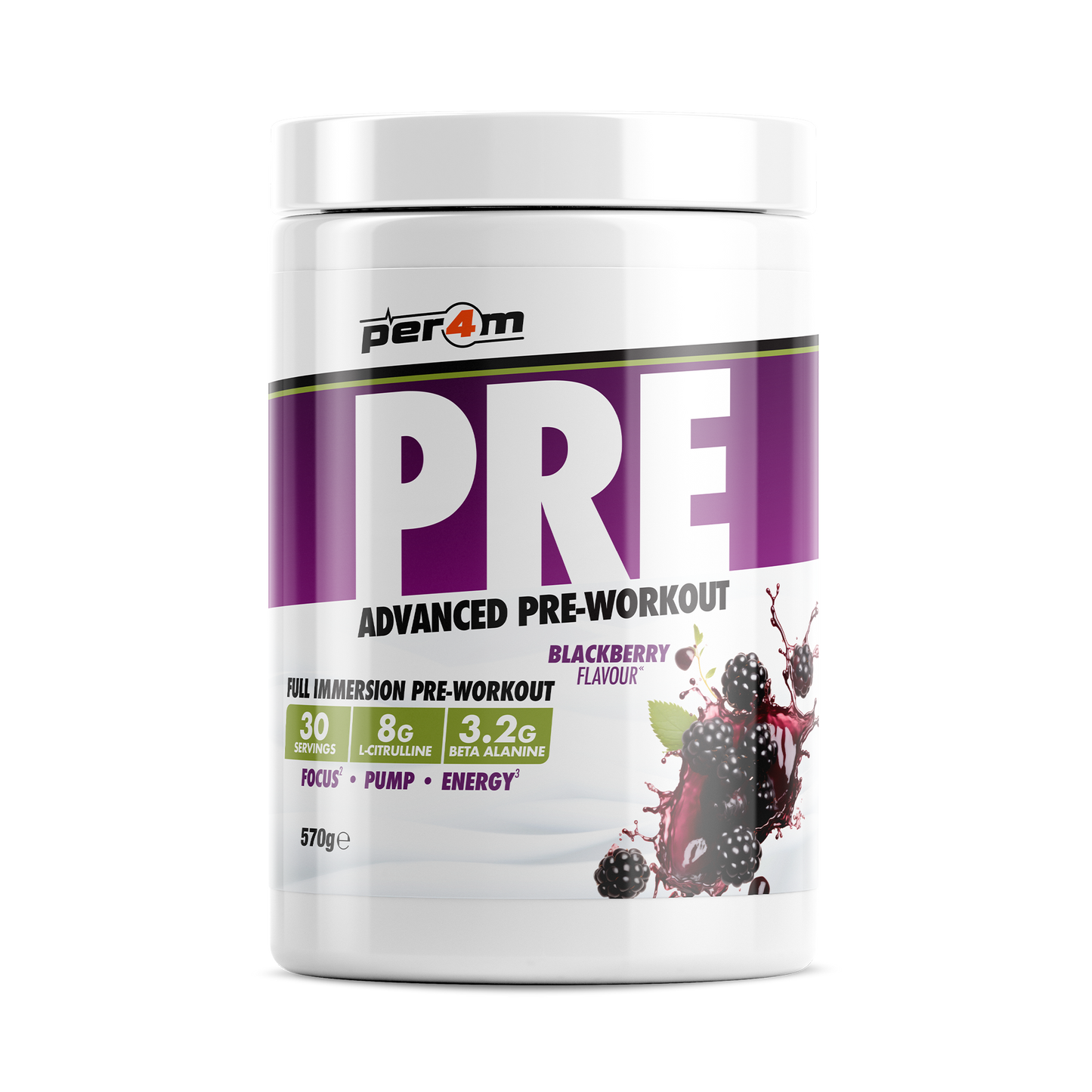 Per4m Pre Workout Stim 570g