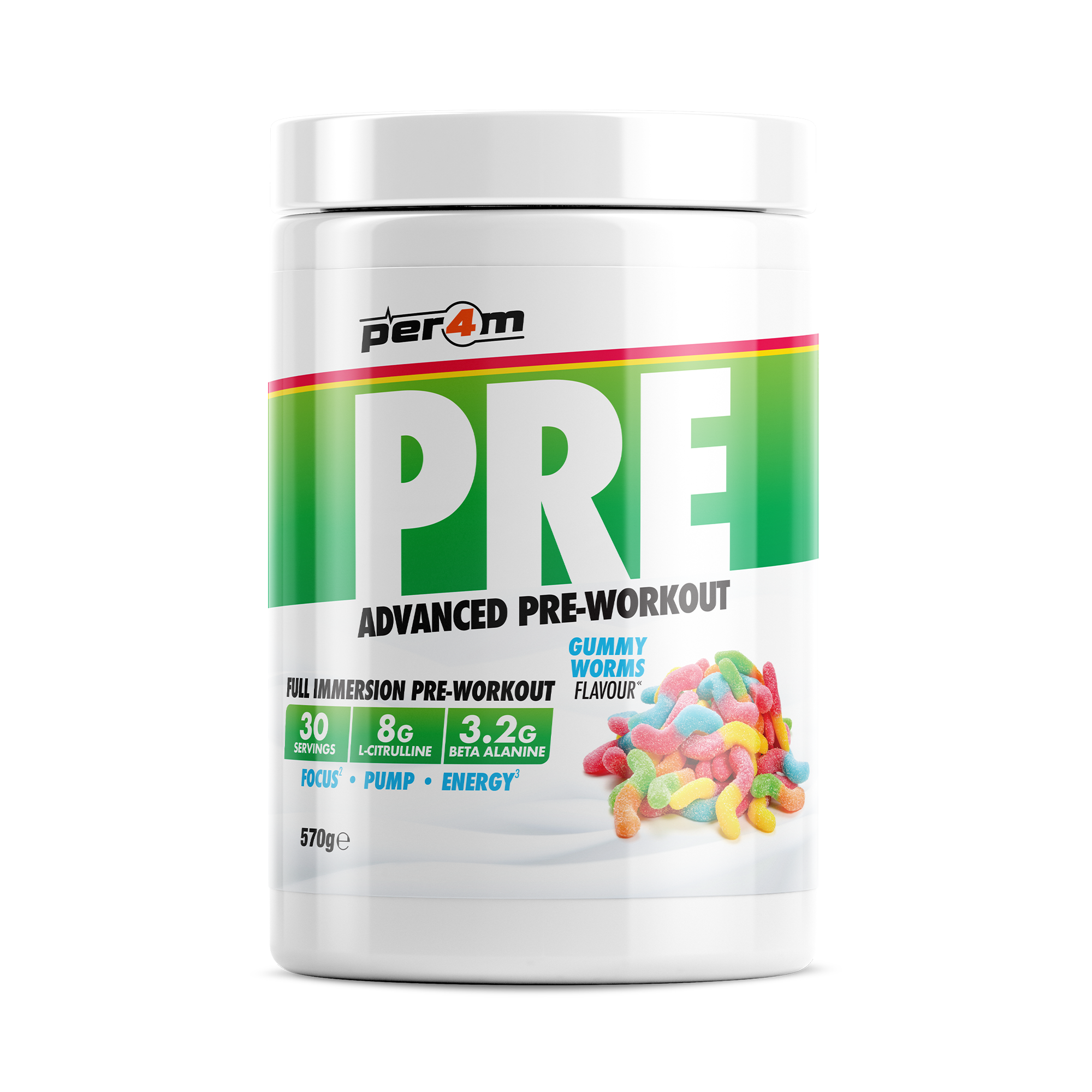 Per4m Pre Workout Stim 570g