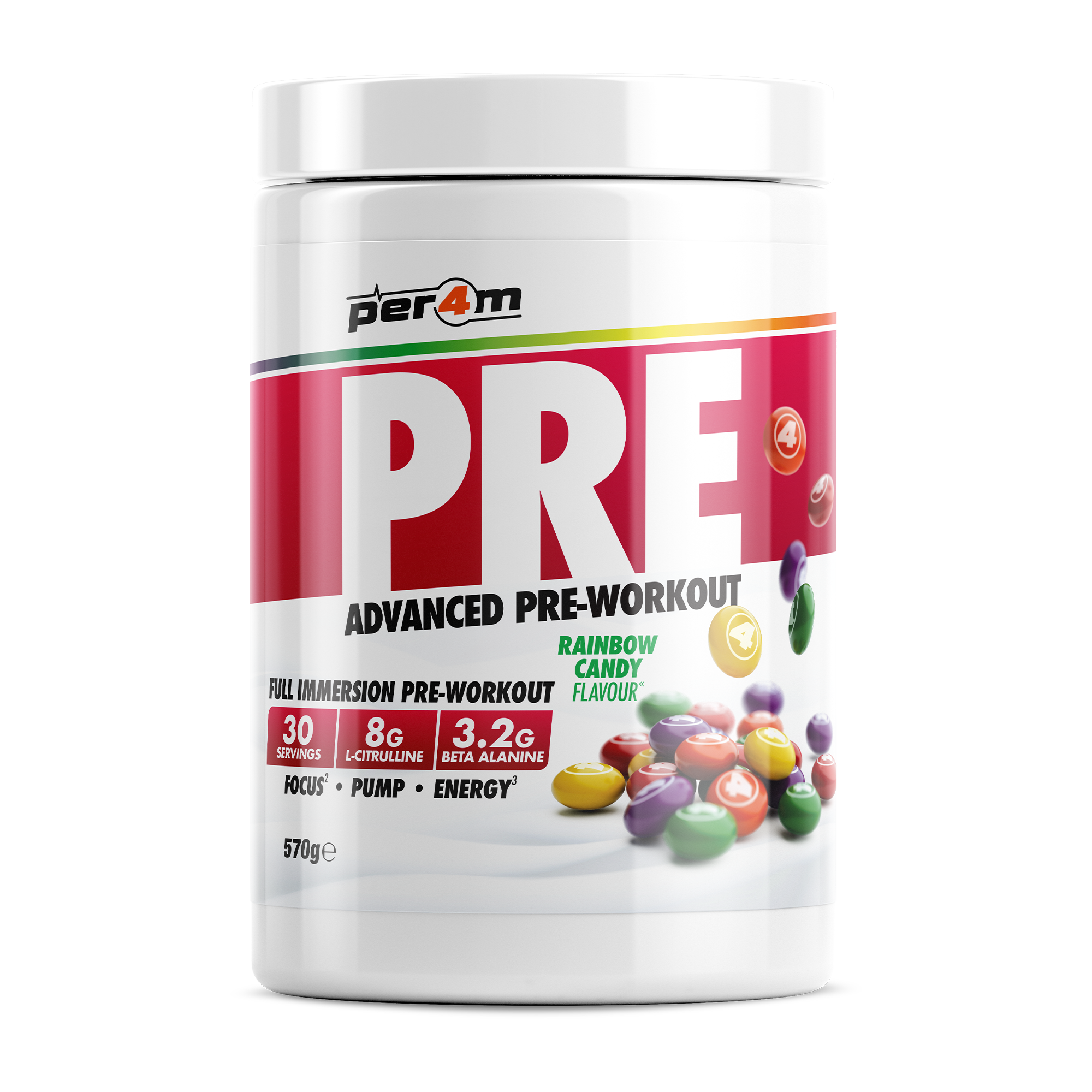 Per4m Pre Workout Stim 570g