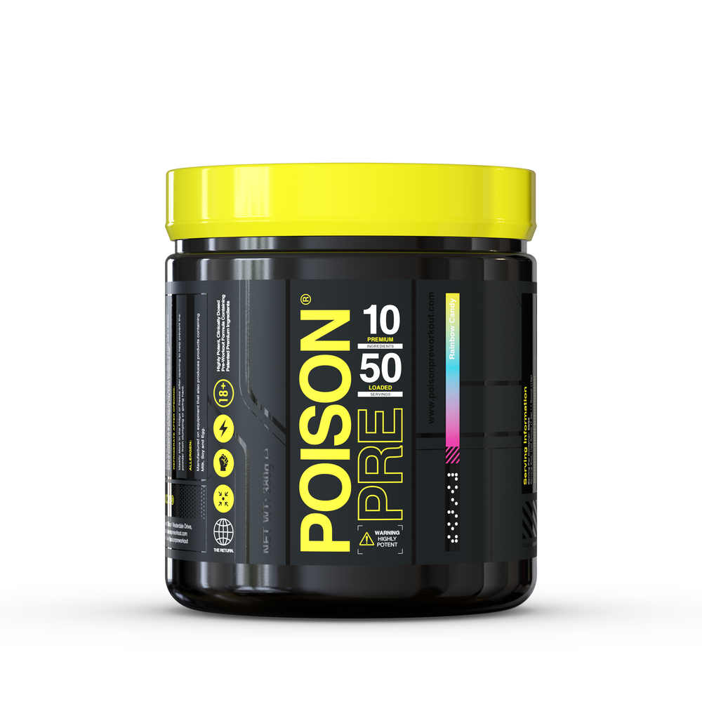 Poison PRE Workout 380g (Rainbow Candy)