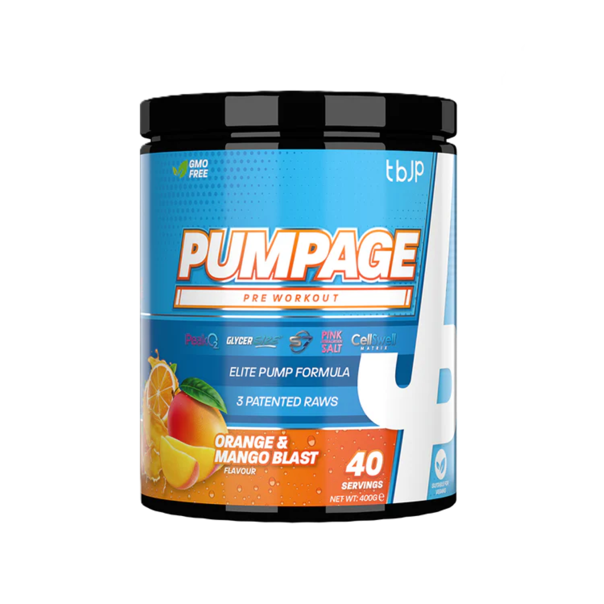 Trained By JP Pumpage Non-Stim Pre Workout 400g