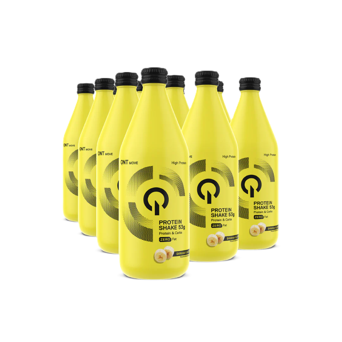 QNT Sports Muscle 53g Protein Shake RTD 12X500ml