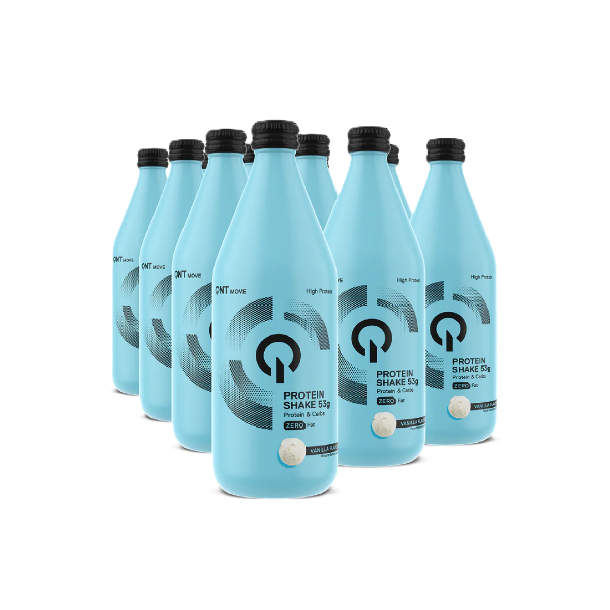 QNT Sports Muscle 53g Protein Shake RTD 12X500ml