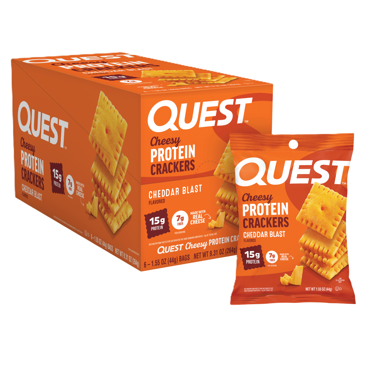 Quest Cheese Crackers 4x30g