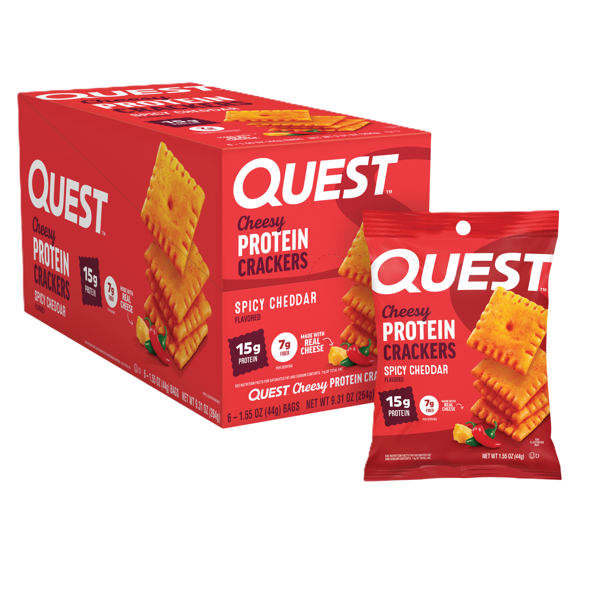 Quest Cheese Crackers 4x30g