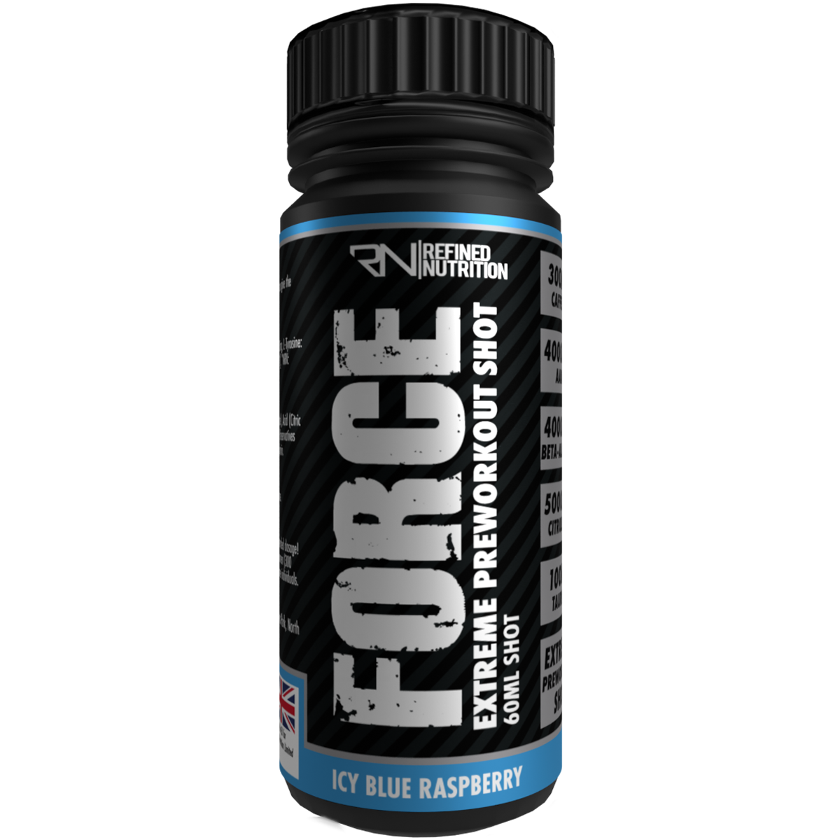 Refined Nutrition Force Extreme Stim Pre-Workout Shots 12x60ml