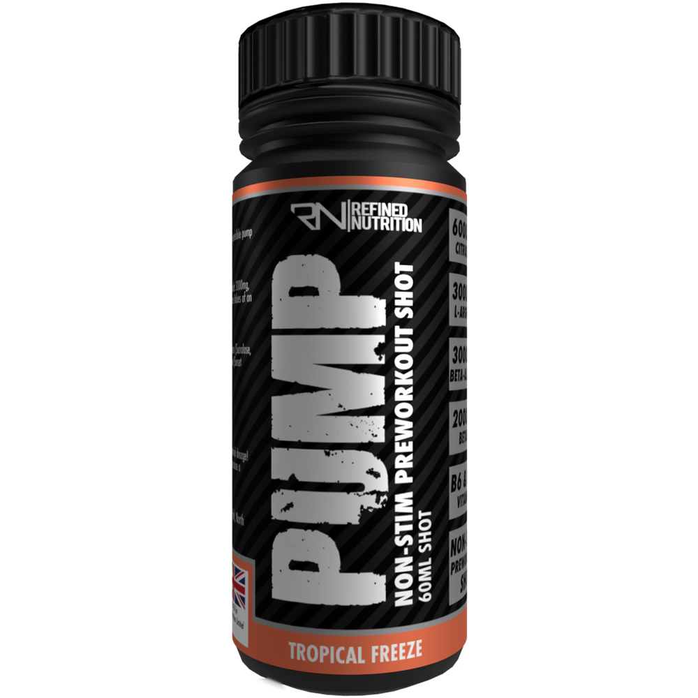 Refined Nutrition Pump Non Stim Pre Workout Shots