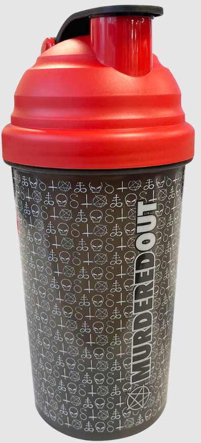 Murdered Out Shakermate 600ml (Black/White)