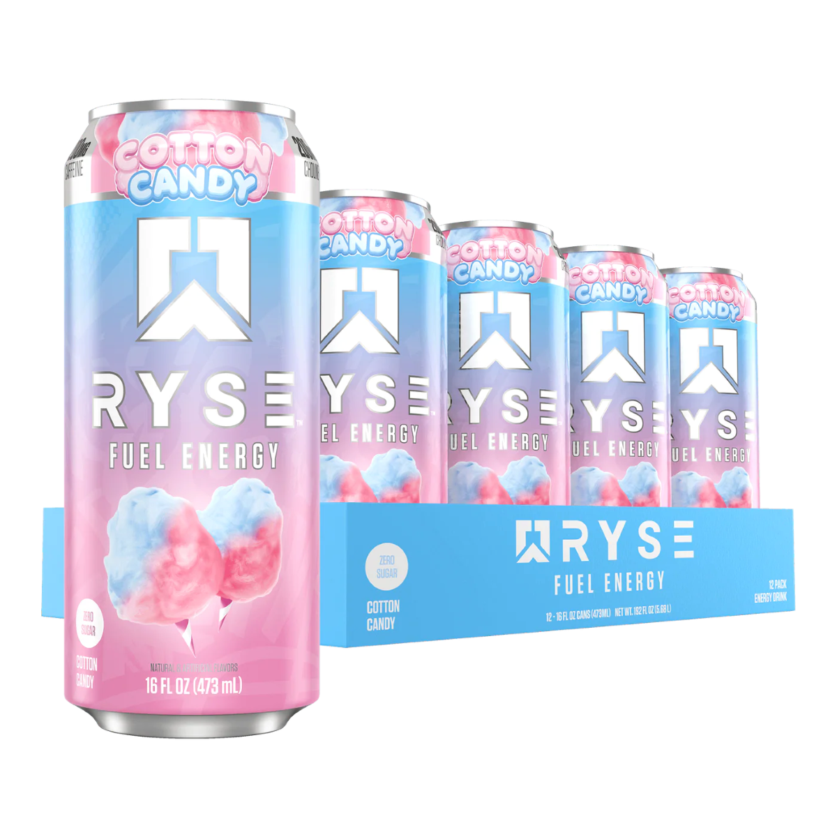 RYSE Fuel Zero Sugar Energy Drink 12x473ml