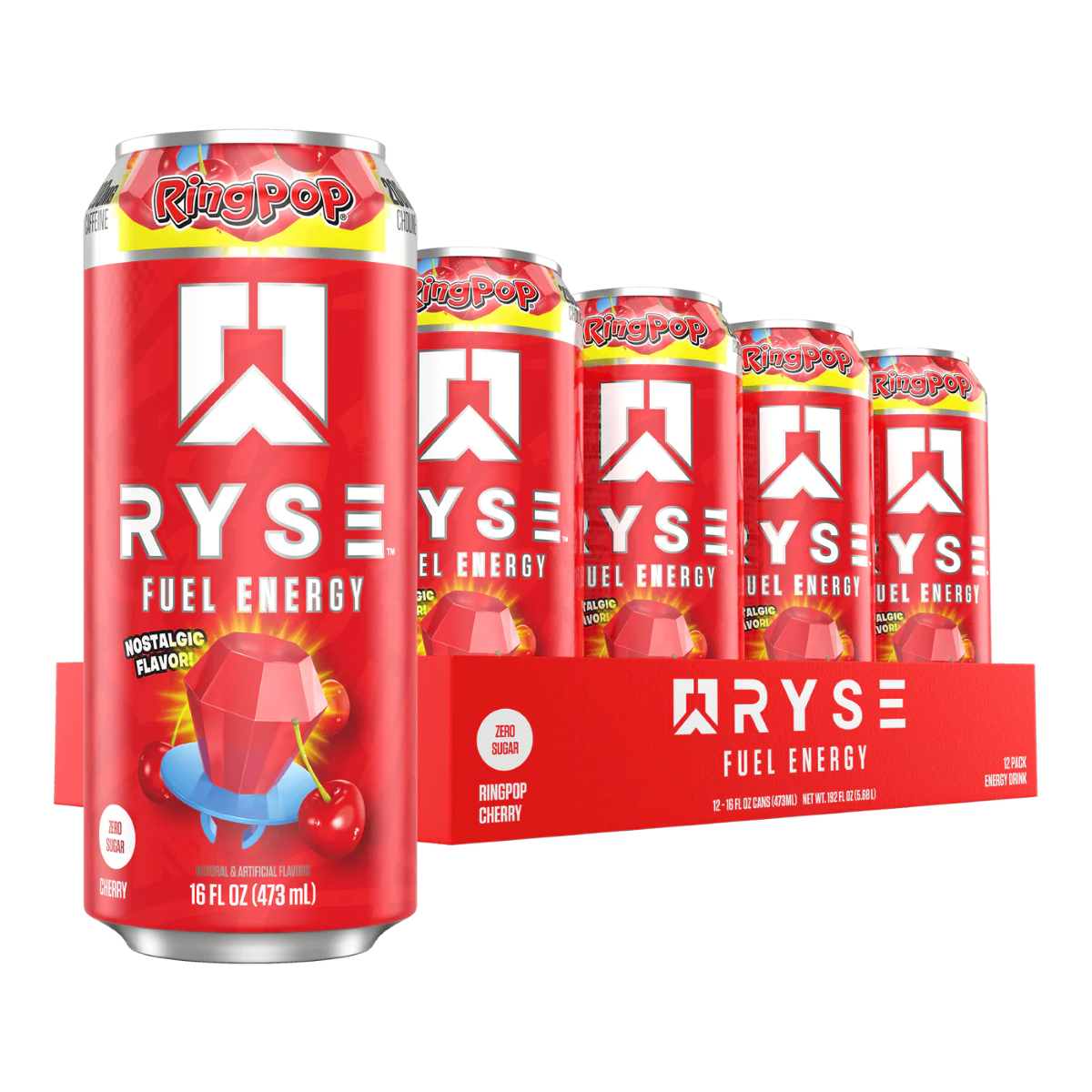 RYSE Fuel Zero Sugar Energy Drink 12x473ml