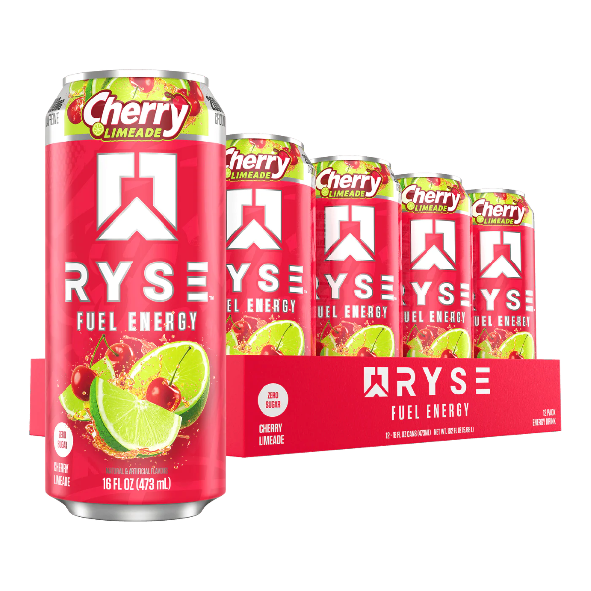 RYSE Fuel Zero Sugar Energy Drink 12x473ml