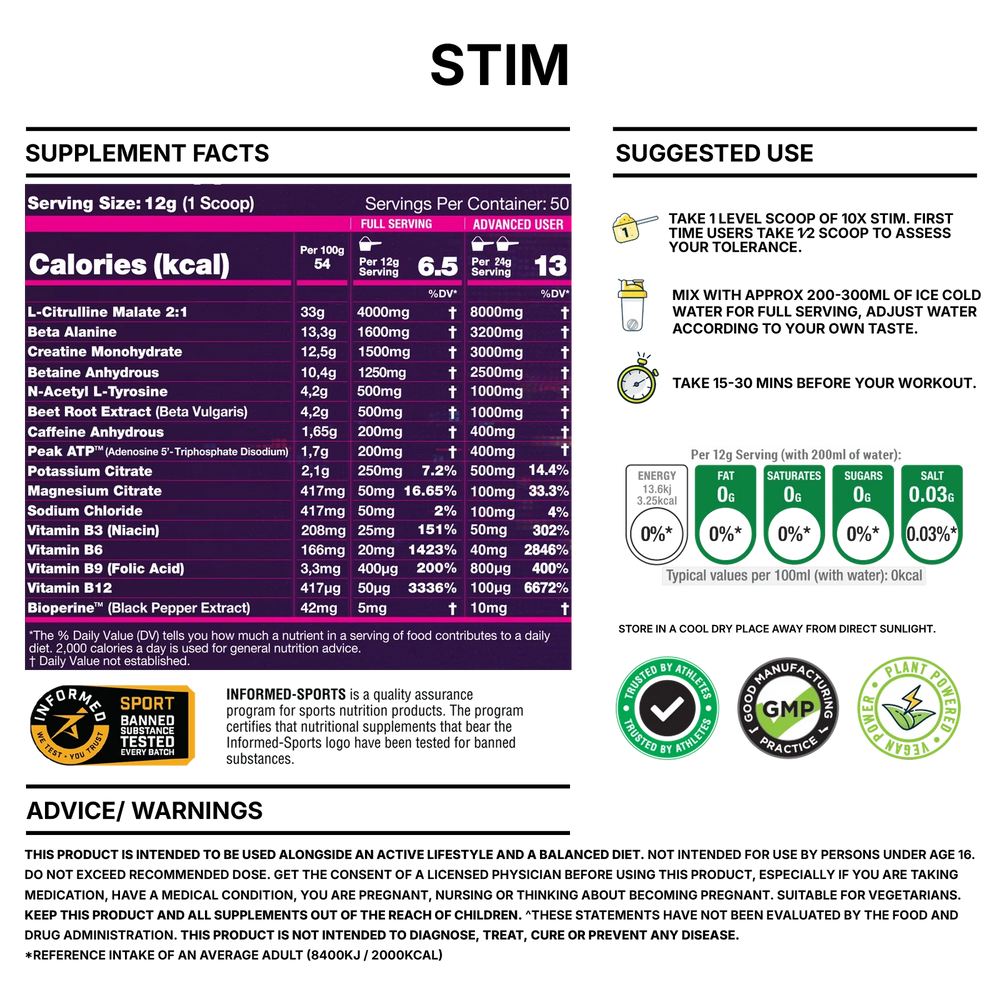 10X Stim 600g