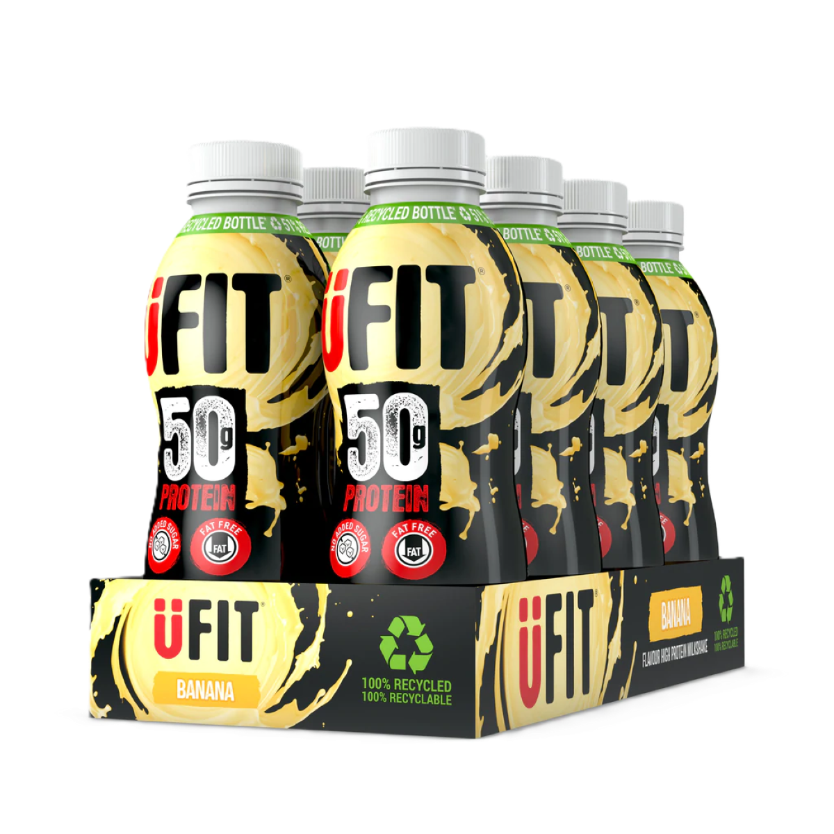 UFit 50g Protein Shakes 8x500ml