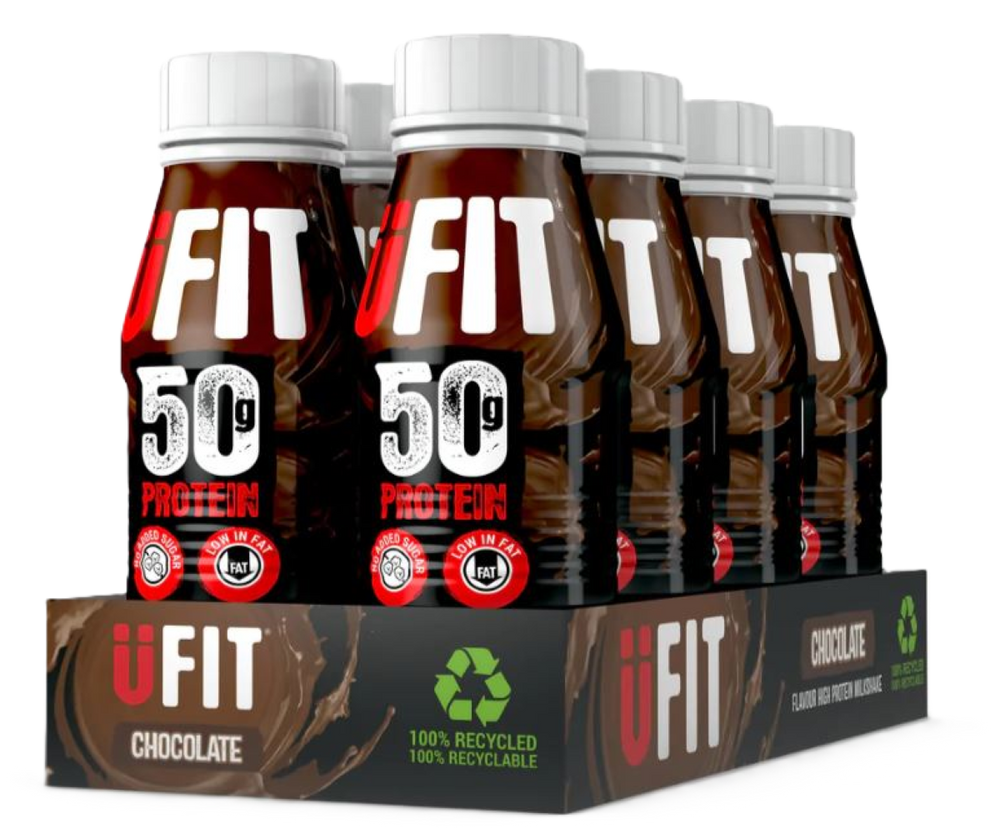 UFit 50g Protein Shakes 8x500ml
