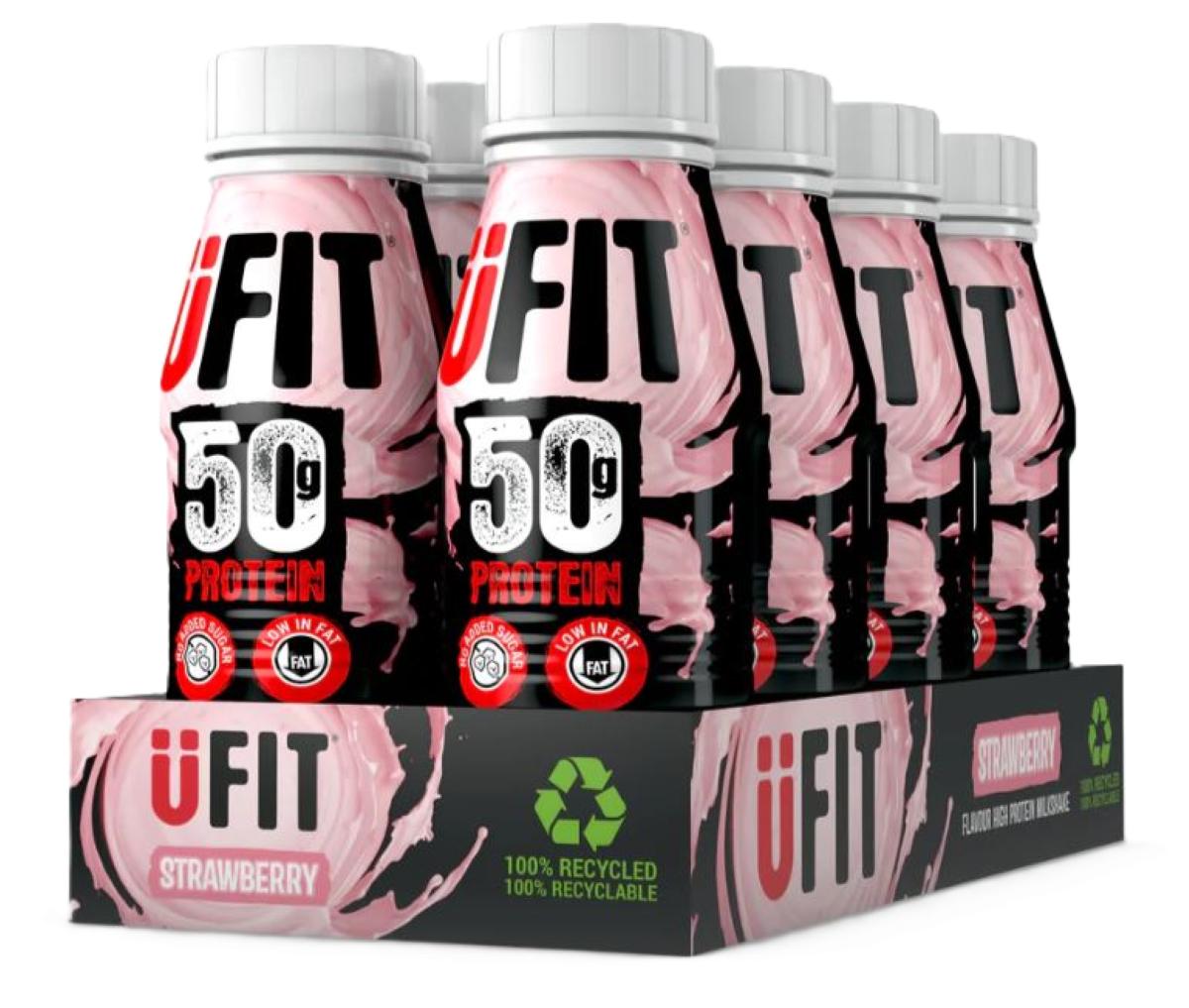 UFit 50g Protein Shakes 8x500ml