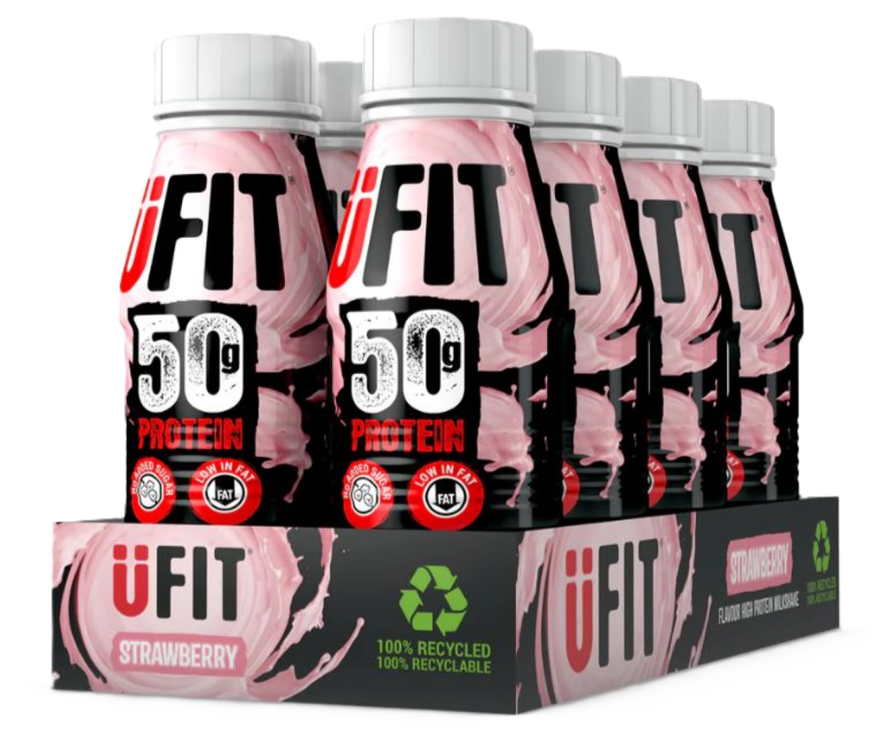 UFit 50g Protein Shakes 8x500ml