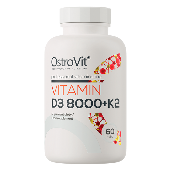 OstroVit Vitamin D3 8000 IU + K2