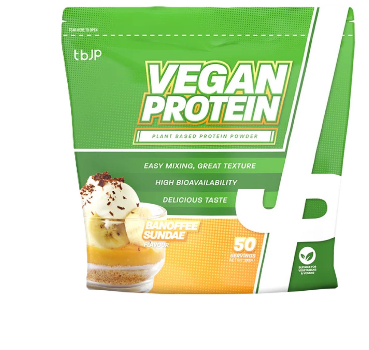 Trained By JP Plant Based Vegan Protein 2kg