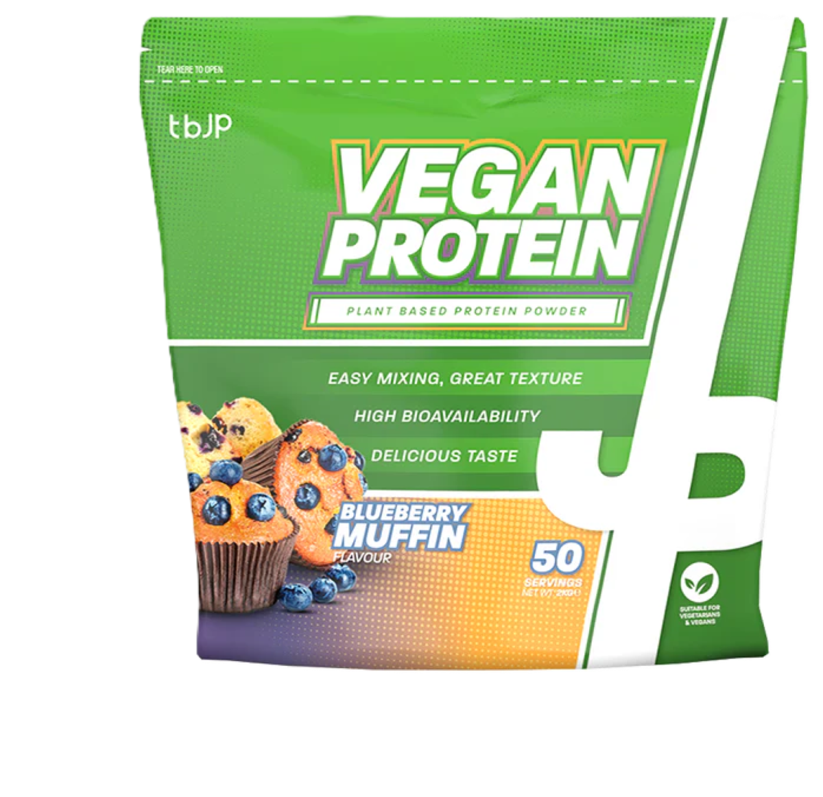 Trained By JP Plant Based Vegan Protein 2kg