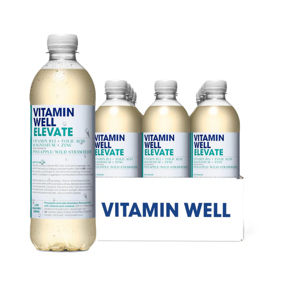 Vitamin Well Elevate Water 12x500ml