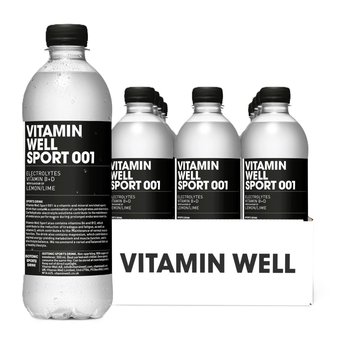 Vitamin Well Sport 001 Water 12x500ml
