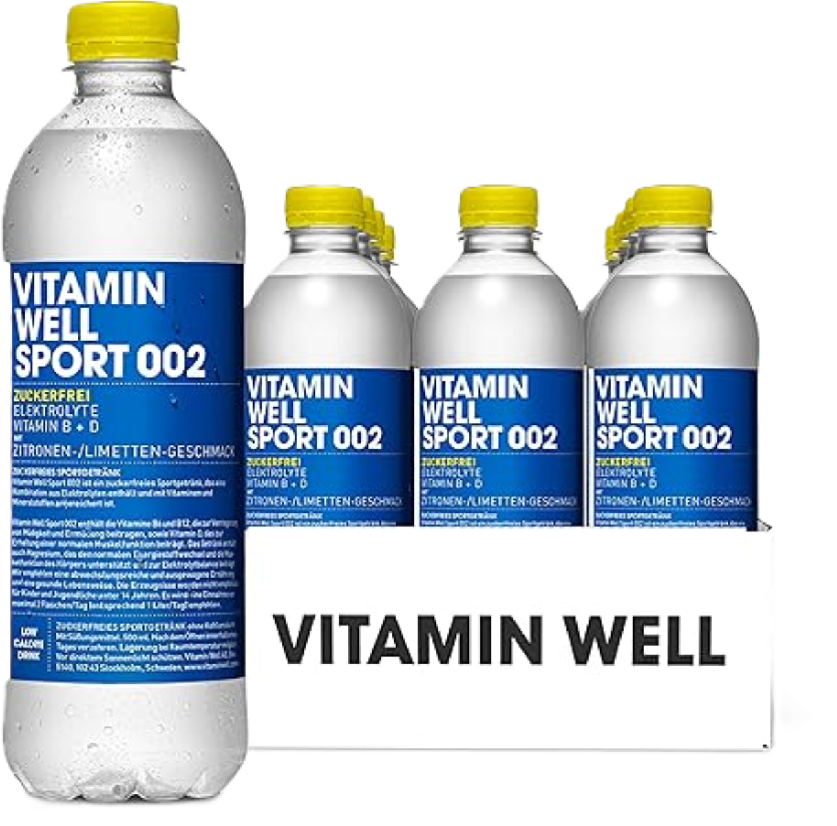Vitamin Well Sport 002 Sugar Free Water 12x500ml