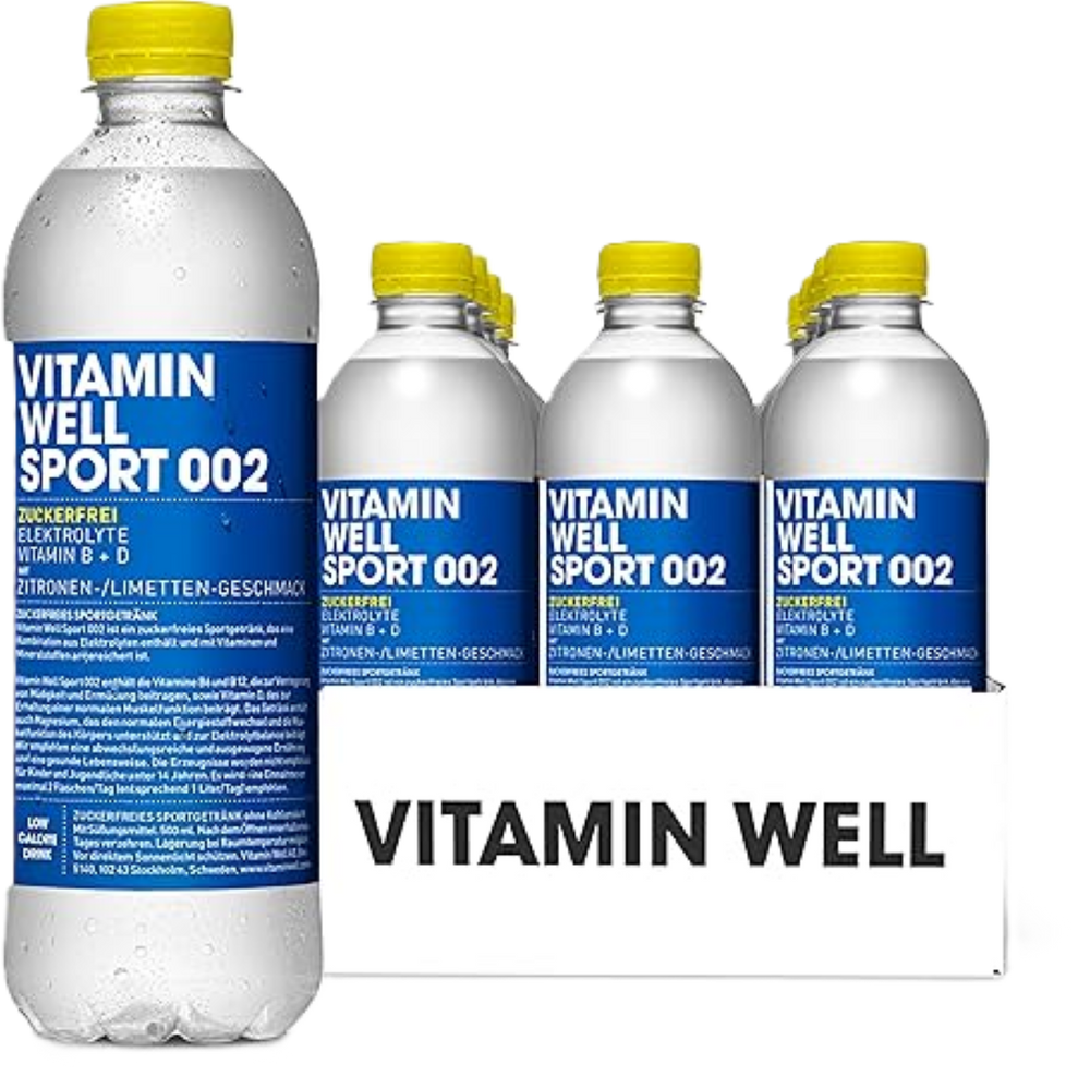 Vitamin Well Sport 002 Sugar Free Water 12x500ml