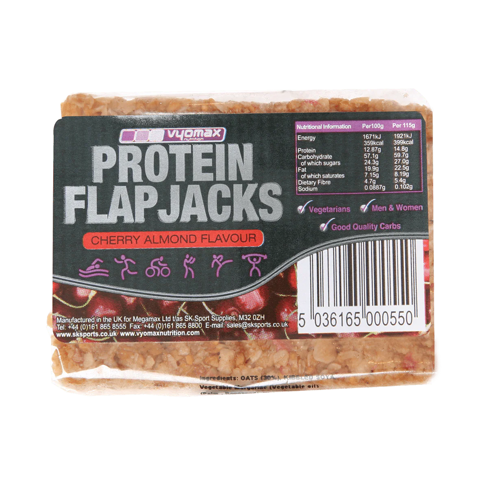 Vyomax Nutrition Protein Flapjack 12x100g