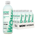 WOW Hydrate Electrolyte Water 12x500ml