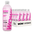 WOW Hydrate Electrolyte Water 12x500ml